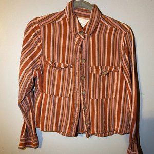 Aeropostale stripped button up